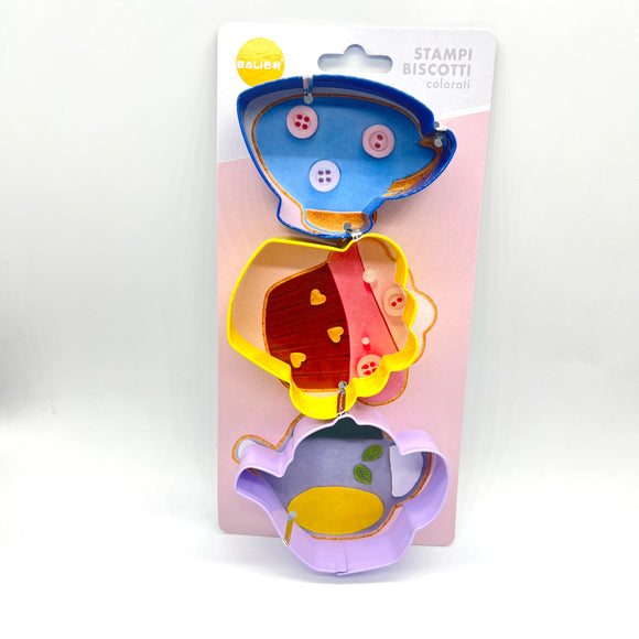 High Tea Cookie Cutter Set 3pcs