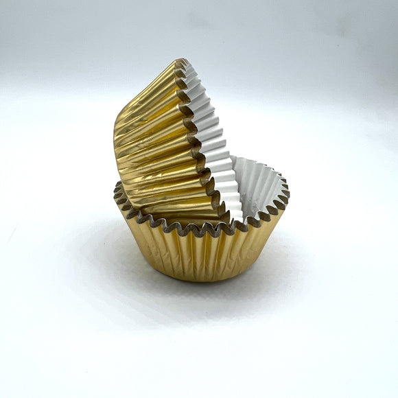 Metallic Gold Baking Paper Cups 50pcs – Sprinkles bake and party supplies