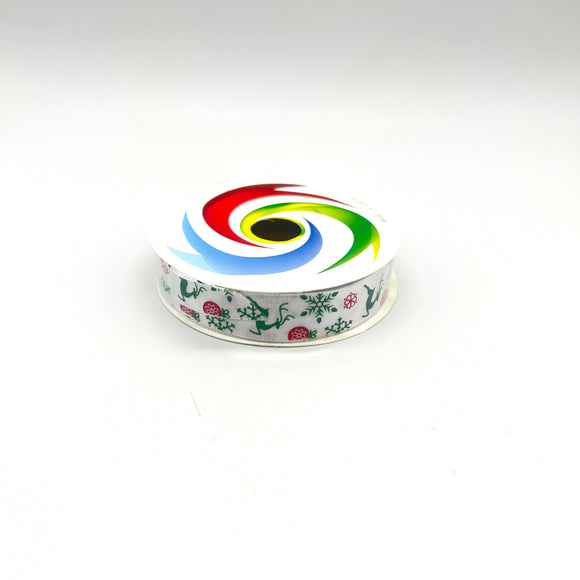 #7 Thin Christmas ribbon 2m