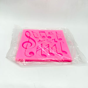 Music Notes Silicone Mould