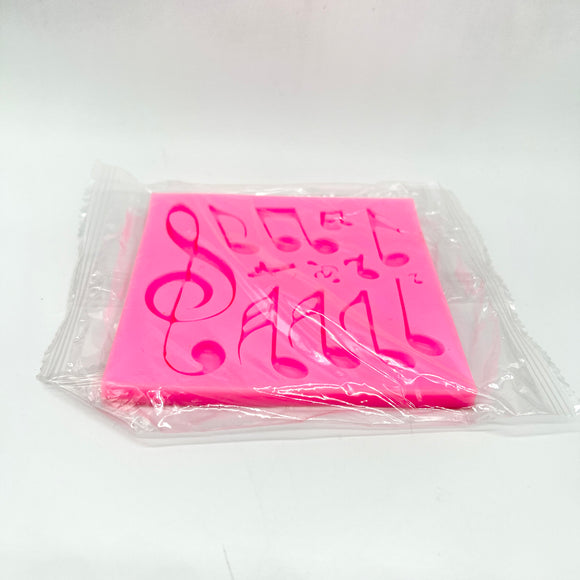 Music Notes Silicone Mould