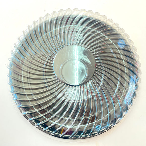 Platter round dome with base P451