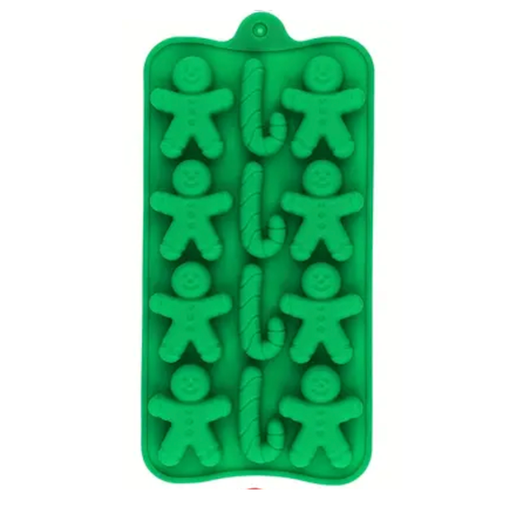 Gingerbread Candy Silicone Mould 12 Cavity