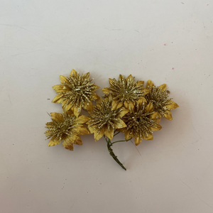 Glitter Gold Flower Bundle