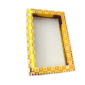 Gold Rect Biscuit Box 30x20x4cm