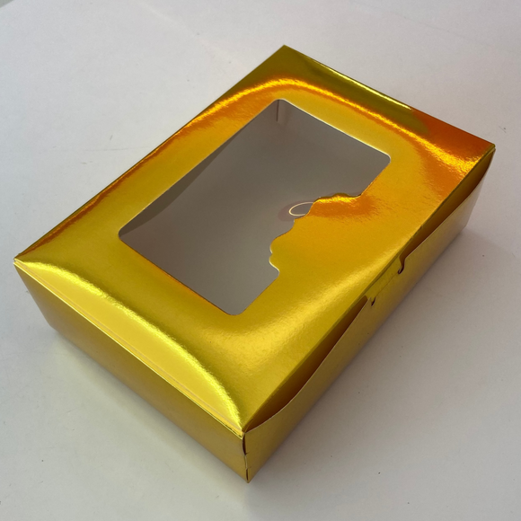 Gold Metallic Box (22 x 15 x 6.5cm)