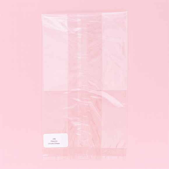 Gusseted Bags 3lb Short (30 Micron) – 10pcs (130 x 80 x 250mm)