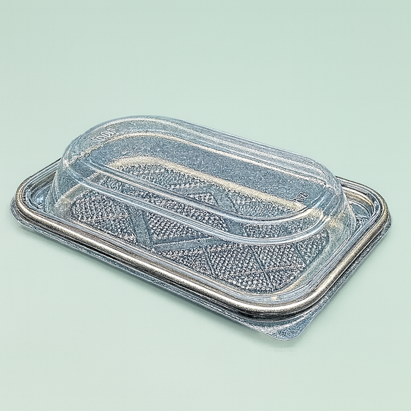 Half Rib Platter Base (T979) with Lid (L980)