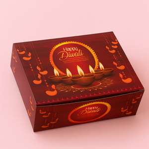 Happy Diwali Diya Box 22x18x6.5cm