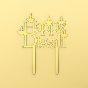 Gold NP Topper - Happy Diwali