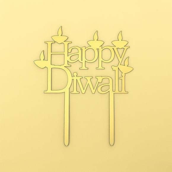 Gold NP Topper - Happy Diwali