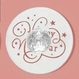 Happy New Year Acrylic 5cm Stamp Style 2