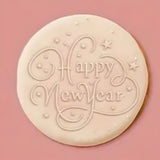 Happy New Year Acrylic 5cm Stamp Style 2