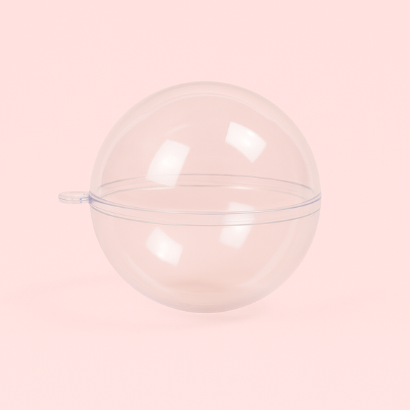 Hard Plastic Sphere 2 Parts 80mm
