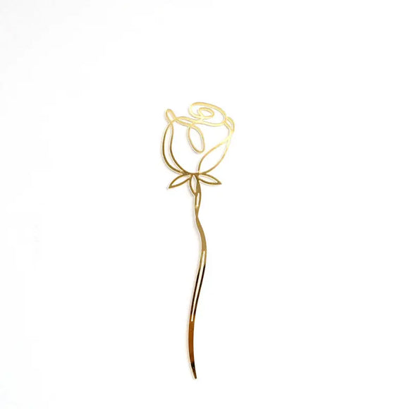Gold Acrylic Flower #5