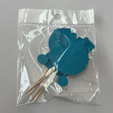 Paper Topper Baby Theme Blue 6pcs