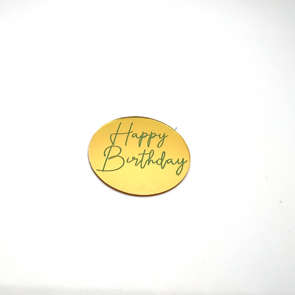 #5 HBD Gold Disc 5cm