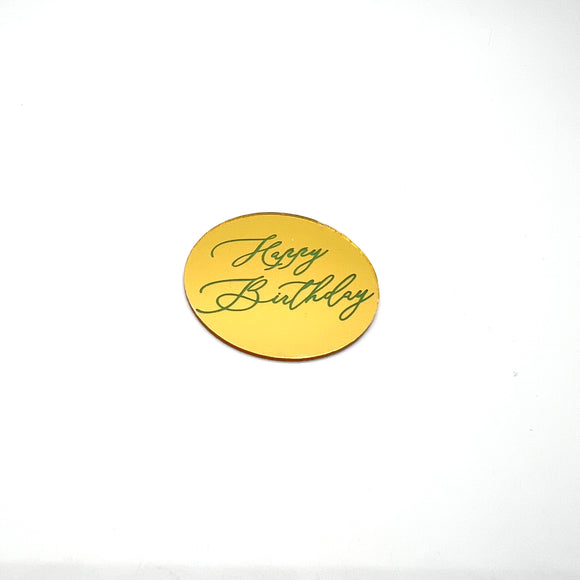 #4 HBD Gold Disc 5cm