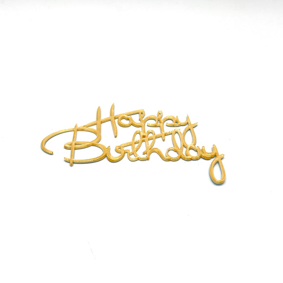 #5 Front Topper Gold 9cm