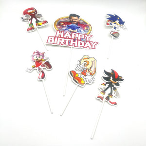 NP Paper Toppers-  Sonic 6pcs