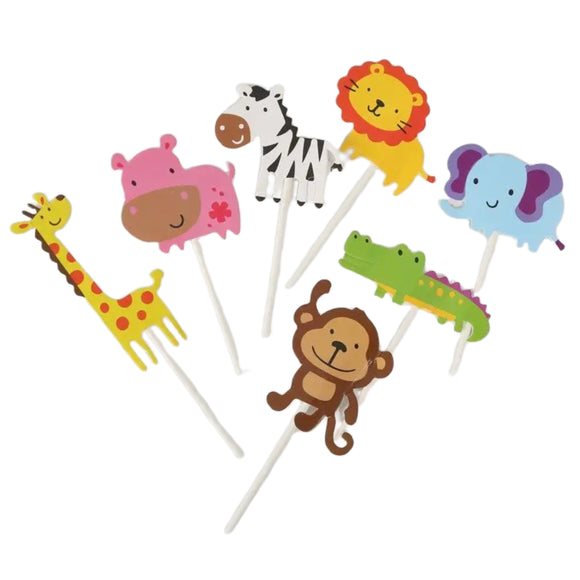 Wild Animals Paper Topper 7pcs