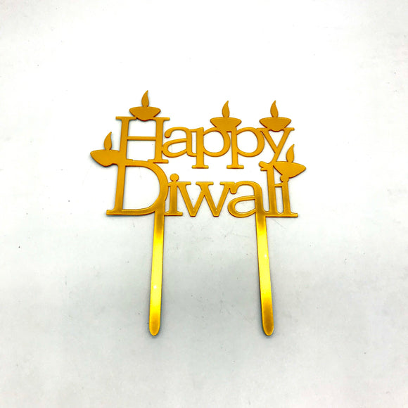 NP Topper - Happy Diwali Gold