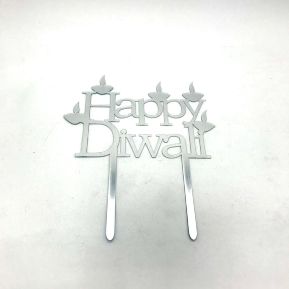 NP Topper - Happy Diwali Silver
