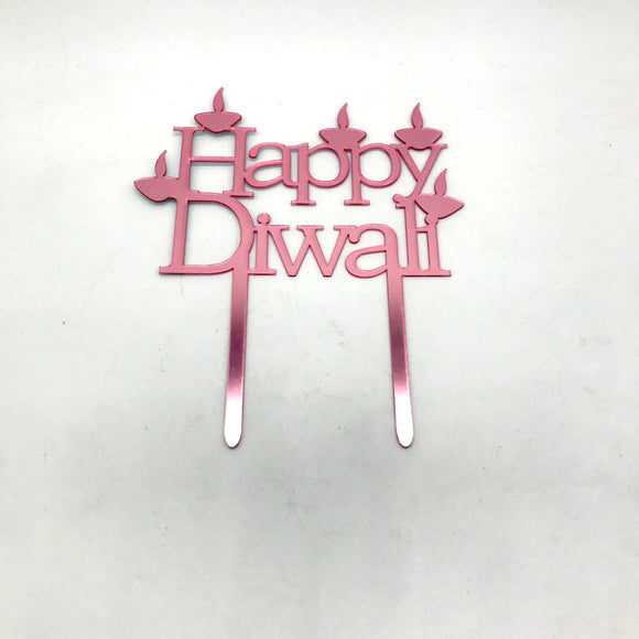 NP Topper - Happy Diwali Rose Gold
