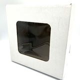 Bento Box with Window – White (6.5" Corrugated)