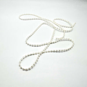 Pearls Thin on String 1m
