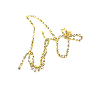 Gold Diamante on String 1m