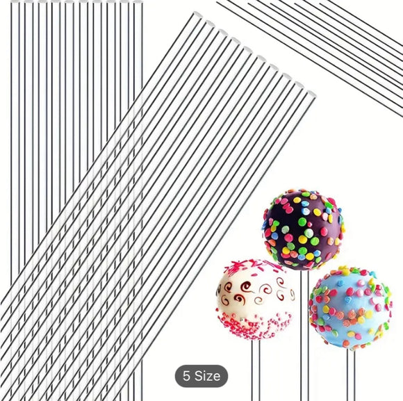 Clear Acrylic Cakepop Lollipop Stick 10pc