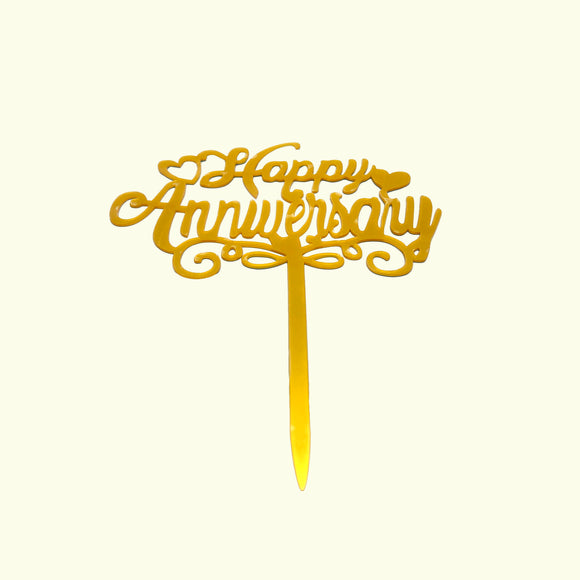 Happy Anniversary Gold