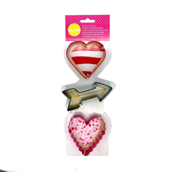 Hearts & Arrow Cookie Cutter Set