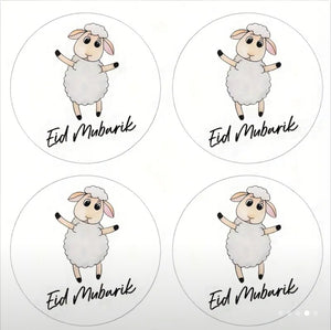 Eid Al Adha Sheep stickers 4pcs
