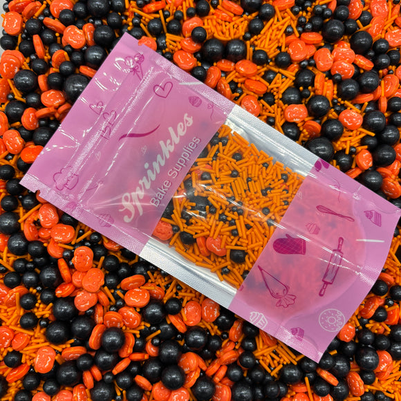 Sprinkles Mix - Halloween Orange 50g