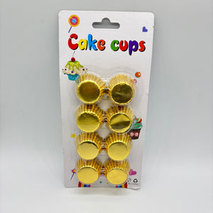 Gold mini cake cups 120pcs
