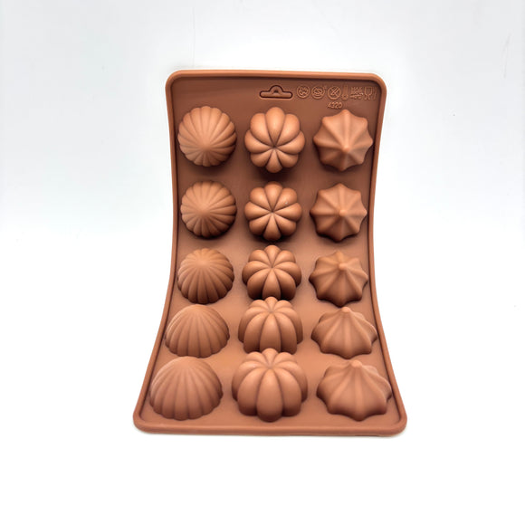 Praline Round Silicone 15 Cavity Mould