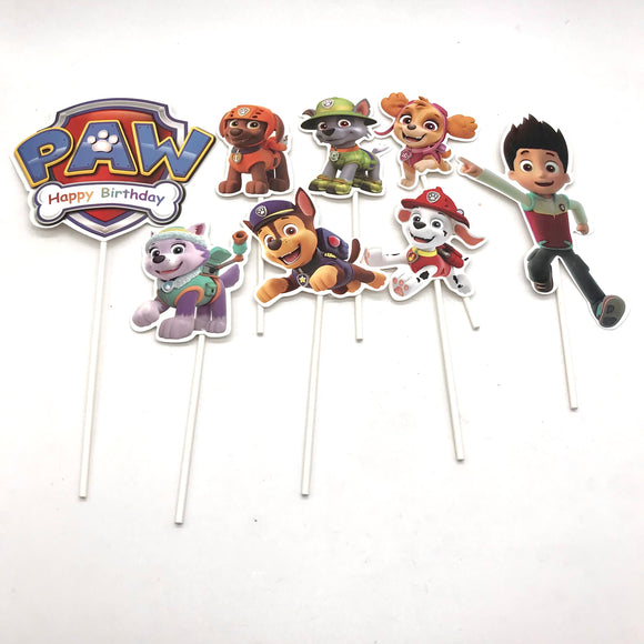 NP Paper Toppers- Paw Patrol 8pcs