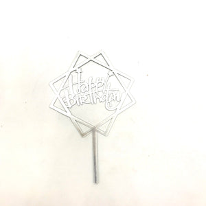 Silver NP Topper - HBD 2389
