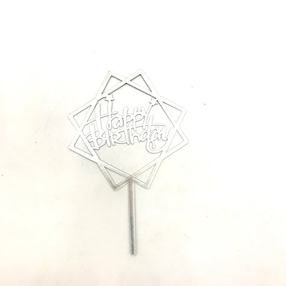 Silver NP Topper - HBD 2389