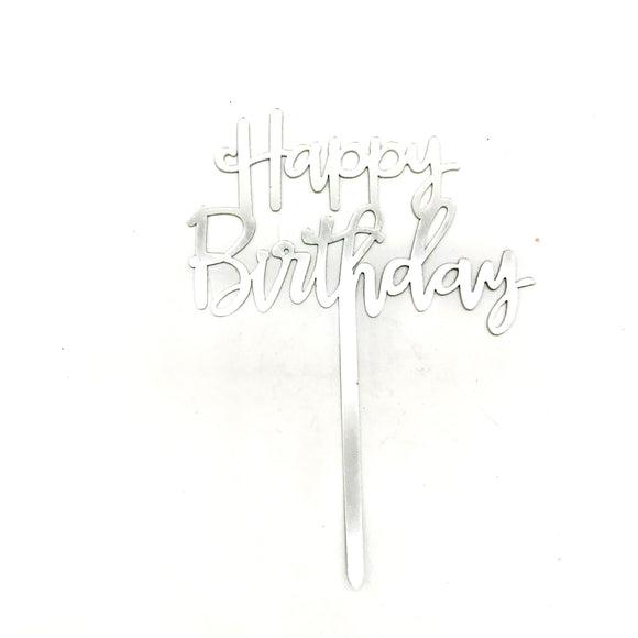 Silver NP Topper - HBD 2392