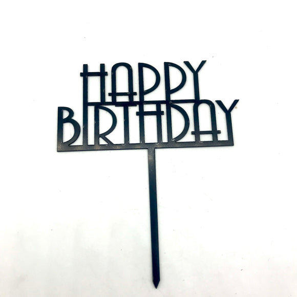 Black NP Topper - HBD 2394