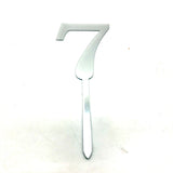 Silver Happy Party Number Toppers