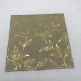 Gold and Neutral Leaf Serviette 20pcs