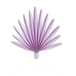 Palm Fan Leaf Paper Topper Purple