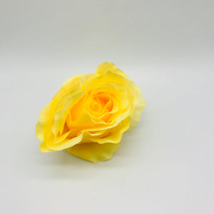 Yellow Large Artificial Rose