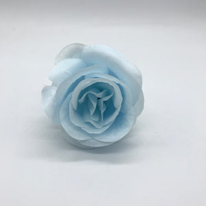 Light Blue Large Artificial Rose
