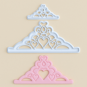 Imperial Crown Cutter Mold 2pcs