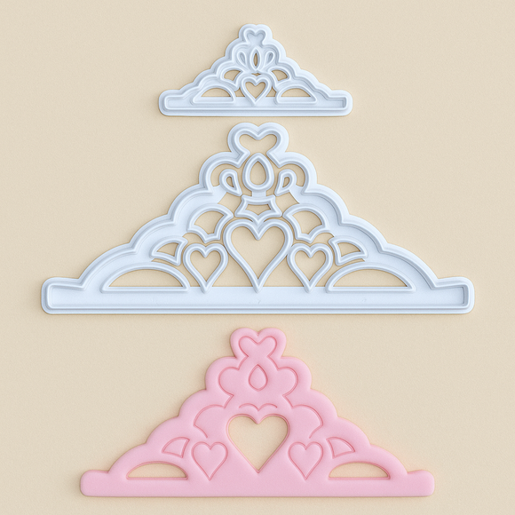 Imperial Crown Cutter Mold 2pcs